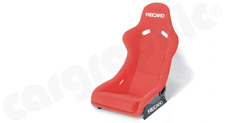 RECARO Pole Position N.G. (FIA) - Velours - Cover: Velours Red<br>
Material: GFRP<br>
Weight: 7.7kg<br>
<b>Part No.</b>070980193