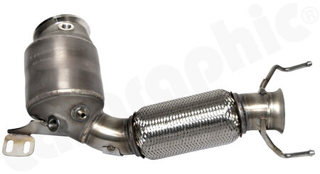 HJS Tuning Downpipe - 90822031 - with <b>200cpsi sport catalytic converter</b><br>
for<br>
- MINI COOPER S 2,0l with OPF<br>
with <b>ECE-homologation</b><br>
<b>Part No.:</b> PER90822031