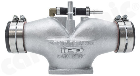 IPD Intake Plenum - - Hochleistungs-Luftverteiler<br>
- Aluminium Y-Konstruktion<br>
- zur Verwendung mit OE 74mm Drosselklappe<br>
<b>Art. Nr.</b> CARRSSINPLP91TFL