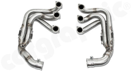 CARGRAPHIC ID48,40 RACING Manifold Set - - ID 48,40mm primaries<br>
- ID 61mm secondaries<br>
- 2,5" / 63,50mm outlet pipe<br>
<b>Part No.</b> CARP11FKRID50