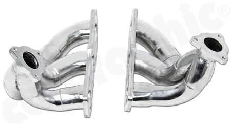 CARGRAPHIC Manifold Set - - made of SS304L lightweight stainless steel<BR>
- Version <b>short primaries</b><br>
- Primaries: 1,75" / 44,45mm<br>
- Secondaries: 2" / 50,80mm<br>
- Flange Turbocharger ID 45mm<br>
<b>Part No.</b> PERP91TFKR
