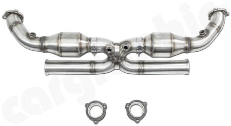 CARGRAPHIC Motorsport Catalytic Convereter Set - - 2x 200 cpsi HD catalytic converters<br>
- DMSB / GTP HOMOLOGATED<br>
- Only to be used with Cup Silencers<br>
<b>Part No.</b> CARP96CUPKATOBD2