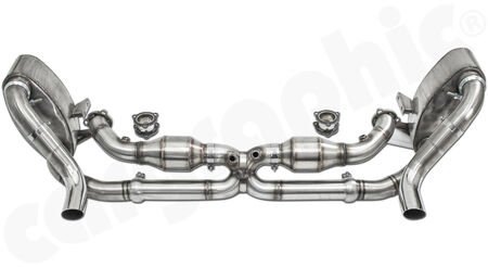 CARGRAPHIC Motorsportabgasanlage - - ab Fächerkrümmer<BR>
- 2x 100 cpsi MS Katalysatoren<BR>
- SUPER SOUND VERSION - 95DBA<BR>
- DMSB / GTP HOMOLOGIERT<BR>
<b>Art.Nr.</b> CARP96CUP02SYSLHRH2