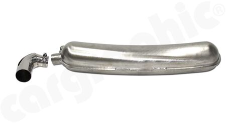 CARGRAPHIC Sport Rear Silencer - - Inlet: <b>Single flow</b><br>
- Outlet: <b>Left</b> with <b>85mm</b> Tailpipe<br>
- <b>SUPER SOUND VERSION</b><br>
<b>Part No.</b> CAR1SS85SS