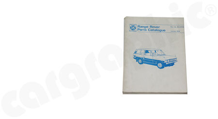 ANGEBOT - Range Rover Ersatzteile Katalog - - Ersatzteile Katalog<br>
- Sprache in Englisch<br>
- <b>Gebraucht</b><br>
<b>Art.Nr.</b> BOOK13