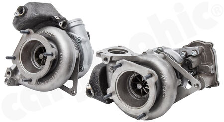 Turbocharger Set modified - - designed for up to 750HP<br>
- <b>in exchange</b><br>
<b>Part No.</b> KKKP91TMODAT
