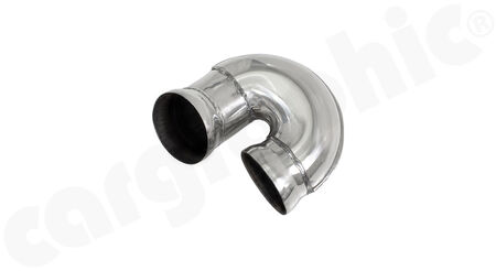 CARGRAPHIC Rear Silencer Replacement Pipe - - short version SS304L<br>
- without bracket<br>
<b>Part No.</b> CARP64ETER