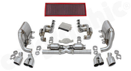 CARGRAPHIC Leitsungskit 2: RSC-411 - Basis: <b>280KW (381PS) / 385NM</b><br>
Optimiert: bis zu <b>302KW (411PS) / 429NM</b><br>
- mit TÜV-Gutachten (optional)<br>
<b>Art.Nr.</b> LKP96GT3280S2
