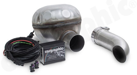 CARGRAPHIC Active Sound System - DIY Kit - - Realistic V8 Power Sound<br>
- <b>Single</b> Active Sound module<br>
- No exhaust modification required<br>
<b>Part No.</b> PERSMDIYKIT1
