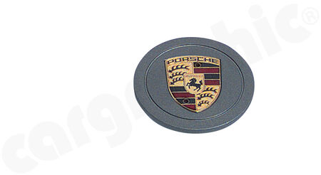 Center Cap - - for PORSCHE 993 wheels<br>
- Grey with Porsche logo (colour)<br>
<b>Part No.</b> W167030316339